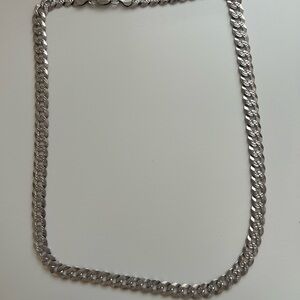 Elegant Silver Men's Chain Necklace
